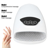 Electric Hand Massager Gas Pressure Hot Compress 3 Gears Electric Finger Joint Palm Massage Machine for Relief Arthropathy