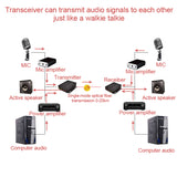 2 Channel Bidi Audio RCA to Fiber optic Extender (Bidirectional) FC SM 20km Over FC Audio intercom broadcast system (Tx/Rx)Kit