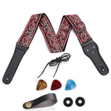 Guitar Strap Adjustable Jacquard Woven Guitar Strap,for Bass Acoustic Electric Folk Guitar Musical Instrument