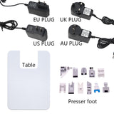 INNE Sewing Machine Mini Portable Household With Multiple  Patterns Night Light Electric Multifunction 2-Speed 505 727