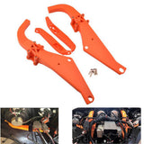 Motorcycle Batwing Inner Fairing Support Brackets with Screws Fits   Dresser 93-13 Motorcycle Accessories Orange