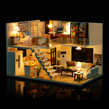 New DIY Wooden Dollhouse Chinese 3D Doll Houses Miniature With Furniture Kit Creative Toys for Children Adult Birthday Gift Casa