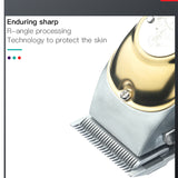 Professional full metal hair clipper electric hair trimmer for men rechargeable hair cutting machine adjustable hair cut