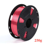 1.75mm 3D Printer Filament PLA Silk Texture 0.25Kg 250g Shine Silky 3D Pen Printing Filaments Rich Luster Printing Materials