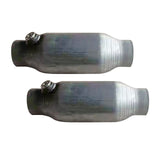 2Pcs 2.5in Vehicles Universal Catalytic Converter High  410250