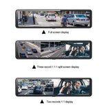 12" WiFi Dual Dash Cam A8 GPS Front 2K Rear 1080P Dual Lens Dash Camera Recorder for Cars 170° Wide Angle With carplay funtion