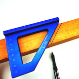 Woodworking Ruler Square Layout Miter Triangle Ruler 45 Degree 90 Degree Metric Gauge Toohr Measure Tools Woodworking Tools