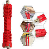 Faucet Sink Installer Wrench Adjustable Water Pipe Double End Wrench Basin Bottom Pliers Sleeve Faucet Installation Plumber Tool