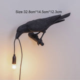 Seletti Bird Wall Lamp Italian Modern Resin White Black Light for Bedroom BedsideLiving Room Decoration Led Light Fixtures