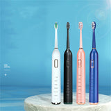 New Electric Toothbrush Adult Smart USB Charging Ultrasonic Automatic Vibrator Whitening Tools Water Proof 90 Days Works