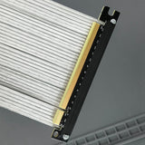 R33UF-TU-BK-4.0 Dual-Reverse 4.0 Image Card Extension Cable, High-Speed Stable Pci X16 to X16 Adapter Cable