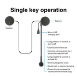 2021 Bluetooth Helmet Headset M6 Bluetooth Intercom Headset for Motorcycle Bike Player Music MP3 Speaker Moto Bike Accessories