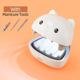 Enclosed Fast Drying Nail Lamp No light Leakage Sealed Nail Dryer No Black Hand Finger Clip Design LED UV Gel Polish Curing Lamp