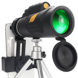 12x50 Telescope Powerful Monocular Telescope Pocket Optional With Smart Phone Holder Suitable For Hiking Camping Tourism