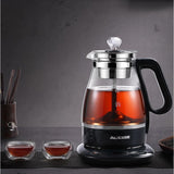 220V 1L Automatic Electric Kettle Mini Tea Cooking Pot Household Glass Health Preserving Pot Multi Cooker
