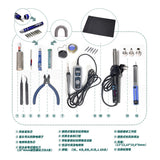 27 in 1 Welding Repair Tools Set 908D 8858I Electric Soldering Iron Portable Digital BGA Rework Solder Station Hot Air Gun