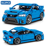 New MOC High-Tech Series Pull Back Super Racing Creative Racer Car Model Building Blocks Bricks Educational Toys For Boys Gifts