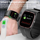 Smart Watch P20 Precise Measurement Air Pump Airbag Heart Rate Blood Pressure Oxygen Body Temperature Health Bracelet Smartwatch