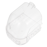 1pc Bird Cage Outside Hanging Bathing Box Plastic Small Bird Parrot Bathtub