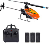C129 RC Helicopter 4 Channel 2.4Ghz Helicopter 6 Axis Gyroscope Airless Flight Remote Control Aircraft for Adults and Children