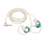 3.5mm Wired Earphone Detachable Cable In Ear Monitor Earbuds Ergonomic Design Professional Monitor Headphone for Singers