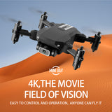 LS MIN Drone Aerial Photography Wifi Fpv Combo 4K HD Dual Camera GPS Height Hold Quadcopter Gift Toy Remote Control Plane