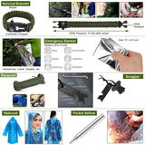 Outdoor Travel Camping Fishi Hunting Survival Gear First Aid Kit Pouch Multifunct Survival Tool Kit For Husband Boyfriend Gift