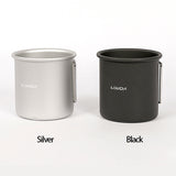 250ml Camping Water Cup Tea Cup Outdoor Coffee Mug Aluminum Alloy Water Mug for Outdoor Camping Hiking Backpacking Picnic