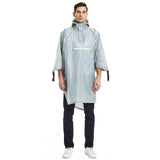 Waterproof Rain Poncho with Hood and Arms for Camping Hiking 3 in 1 Multifunctional Lightweight Reusable Raincoat for Adults