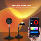 Tuya Smart WiFi Sunset Light Creative RGB Projection Light Background Projection Atmosphere Light Support Alexa Google Home