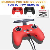 Free Gift DJI FPV Silicone Remote Cover Case For DJI FPV Combo Remote Controller Protector Skin Sleeve Drone Accessorries