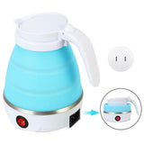 Electric Kettle Foldable Silicone Portable Water Kettle 600ml Mini Small Electric Kettles Travel Water Boiler Camping Kettle Ce