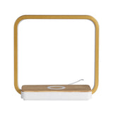 LED Desk Lamp Fast Wireless Charger Adjustable Angle Charging Table Bedside Night Light Phone Charger US Plug