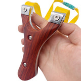 Portable Slingshot Resin Alloy Catapult Used Flat Rubber Band Outdoor Hunting Sports Multiple Competition Toy Accessories