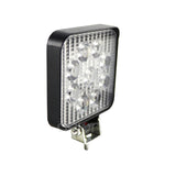 9 LED 27W 16 LED 48W Spot Work Light 12V 24V Car LED Spotlight Square Round Auto Truck Off Road Mini Ledbar Offroad Accessories