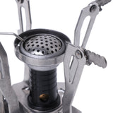 Ultralight Backpacking Canister Travel Camp Stove Burner with Piezo Ignition New