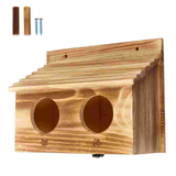 Parrot Lovebirds Bird Breeding Box Parakeet Nest Box Cage Wood House Mating Box #h10