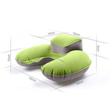 Inflatable Soft Car Travel Head Neck Rest Air Cushion U Pillow Sleep Cushion Z5 Special Design Unique Structure for Outdoor