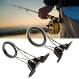 Guide Ring Fishing Rod Pole Line Folding Stainless Steel Telescopic DIY Eye Ring Repair Kit Tackle Accessories Replacement