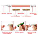 Ear Pick LED Light Earwax Removal Ear Cleaner Set Baby Adults Ear Care Set Earpick Nose Clean Tweezers Picks Wax Remover