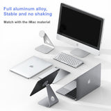 Desktop Magnetic iPhone Holder Cell Phone Stand For iPhone 12 iPhone 13 Universal iPad Aluminum Adjustable Tablet Stand