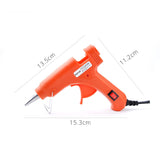 Hot Glue Gun Sol Gun Hot Melt Gun 20W Electric Heat Gun Hot Melt Glue Gun DIY Jewelry Accessories + A Hot Glue Stick