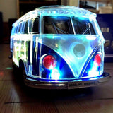 Car speaker WS-267BT colorful mini bluetooth speaker car shape mini bus speaker sound box MP3++U disk+TF+FM+LED 7color function