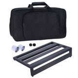 DB-3 Portable Guitar Effect Pedal Board Pedalboard Aluminum Alloy with Carrying Bag Pedals Mounting Tapes Guitar Accessories