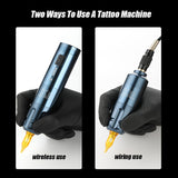 Professional K3 Wireless Tattoo Machine Pen With 18500 Battery LCD Display For Permanent Makeup Artists Supply