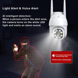 Outdoor IP Camera 2MP Wireless WiFi PTZ Camera Two Way Audio P2P Speed Dome IR Night Vision Home Security Surveillance Camera