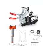 Woodworking Hole Drilling Guide Locator 35mm Hinge Boring Jig with Fixture Aluminum Plastic Hole Opener Template Door Cabinets