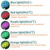 Multifunctional Radio Frequency Color Light Skin Rejuvenation Instrument EMS Microcurrent RF Importer Beauty Device Firming Skin