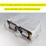 DIY electronic kit LED flashing cool sunglasses funny toy led soldering kit voice sensor KA2284 LED glasses toy