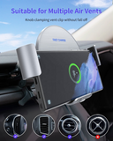 KC S9 2-Coil Auto Sensor Z Fold Wireless Charger 15W Auto Clamping Car Wireless Charger Holder for Samsung Galaxy Z Fold3 Fold4